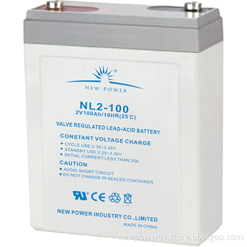 2V100ah AGM Battery /Sealed Lead Acid Battery (NL2-100)